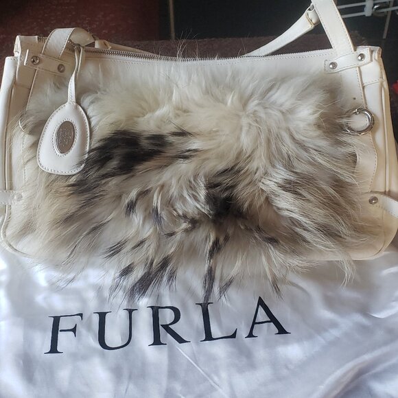 Furla Leather and Chinchilla fur - Picture 1 of 6